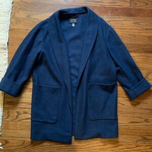 AYR Navy Blue Wool coat Jacket